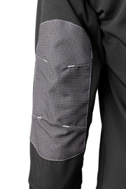 Padded elbow on the Dymaflex Cut Resistant Jacket in black