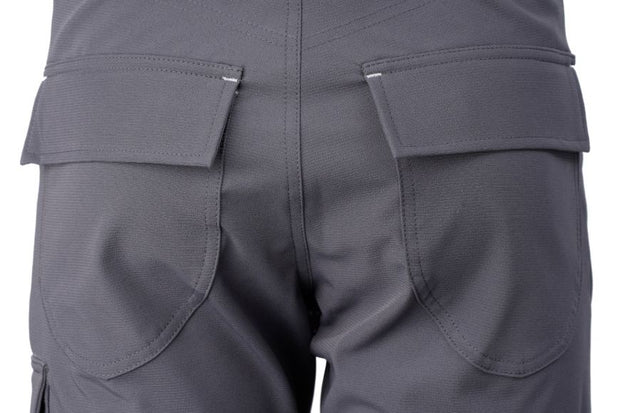 Dymaflex Cut-Resistant Trousers - Grey. Rear Pockets