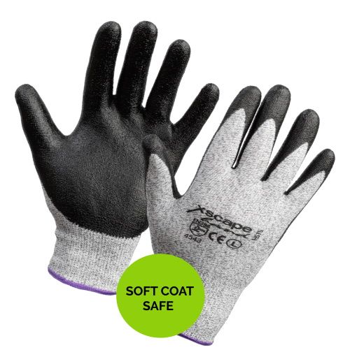 H575 Xscape Glove NBR Coated Soft-Coat Safe Level 5 Cut resistant